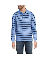Lands' End Men's Long Sleeve Overdye Rugby Shirt