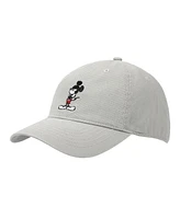 Disney Men's Mickey Mouse White Unstructured Baseball Cap