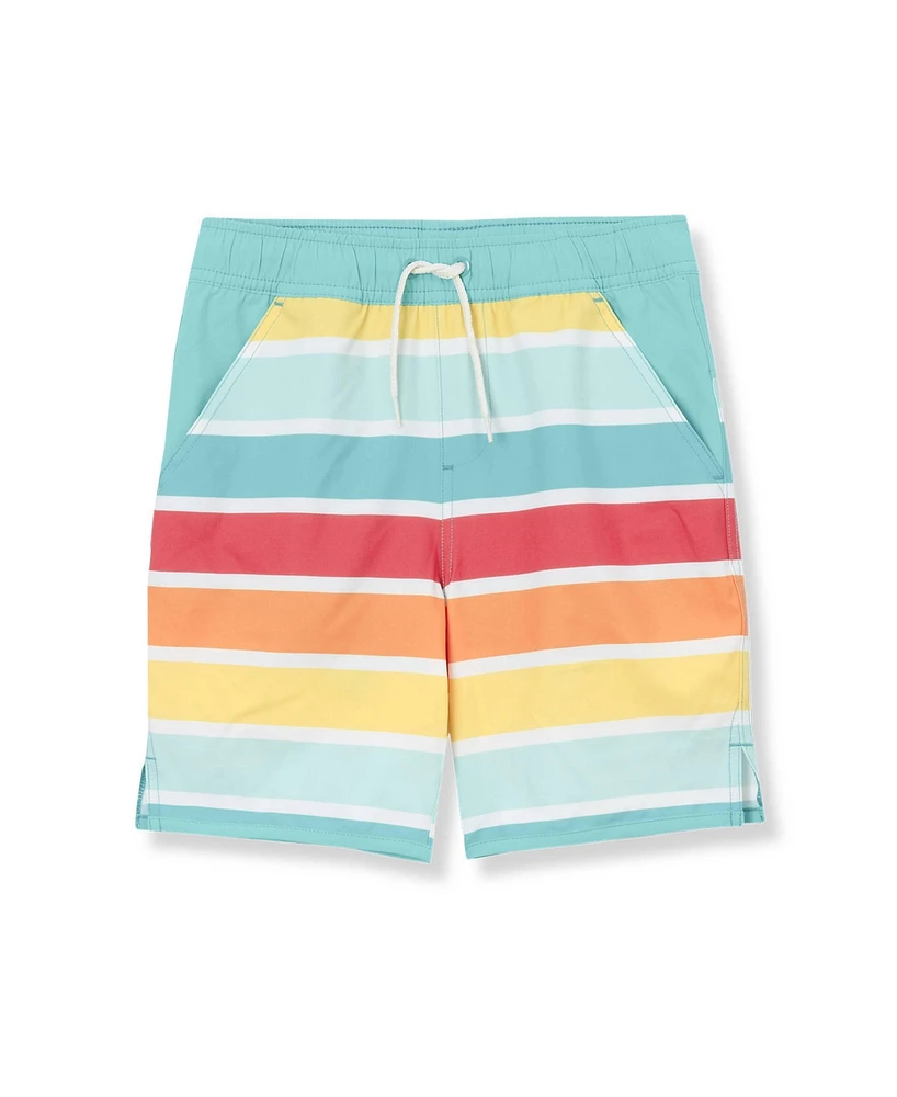 Lands' End Boys Stretch Hydroliner Sport Swim Trunks