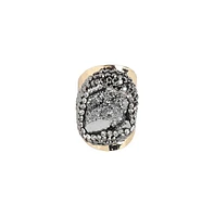 Crystal Crest Cocktail Ring