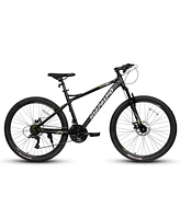 26" Mountain Bike with 21-Speed Gear System for Adults