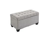 Multifunctional Storage Ottoman Bench: End of Bed, Entryway & Living Room