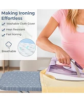 48 Inch x 13.5 Inch Ironing Board with Iron Rest for Home