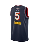 Jordan Men's and Women's Anthony Edwards Navy 2025 Nba All-Star Game Swingman Player Jersey