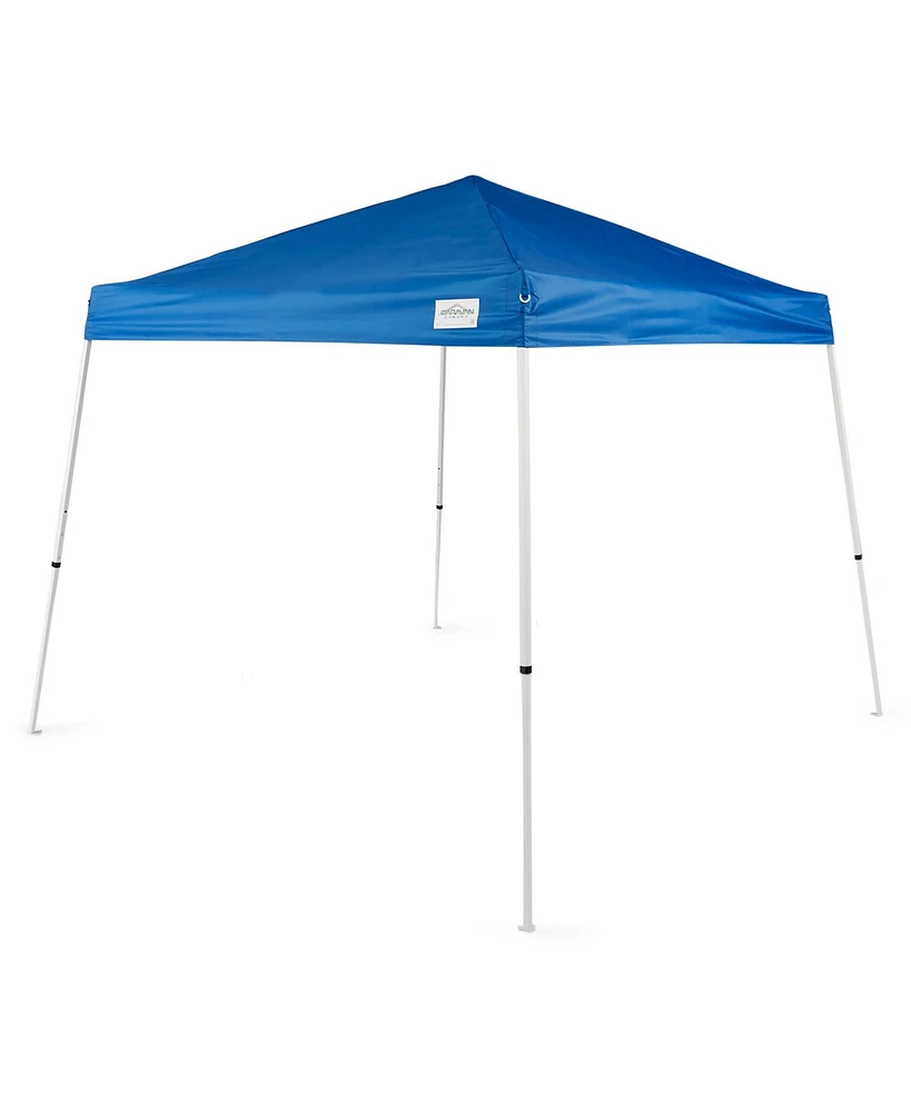 Caravan Canopy Pop-Up Tent V Series 2 12 x 12 ft Slanted Leg Instant Shade, Blue