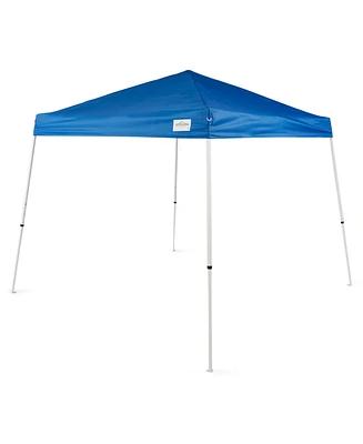 Caravan Canopy Pop-Up Tent V Series 2 12 x 12 ft Slanted Leg Instant Shade, Blue