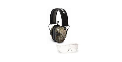 Walker's Razor Slim Shooting Muffs (Kryptek Camo) with Otg Safety Glasses