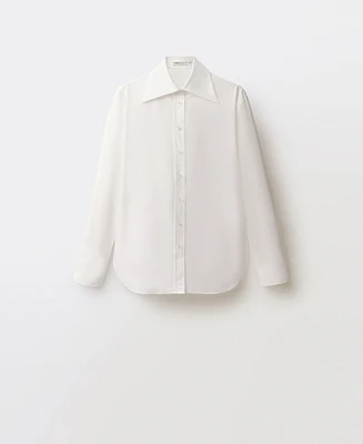 Mango Women's Oversize Cotton Shirt