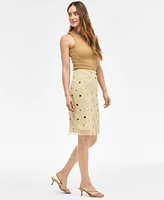 I.n.c. International Concepts Women's Rhinestone Skirt, Exclusively at Macy's