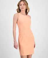 Hugo Women's Solid-Color Crewneck Sleeveless Bodycon Dress