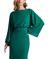 Tadashi Shoji Women's Moline Cowl Back Gown