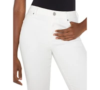 Liverpool Los Angeles Petite Hannah Cropped Flare Jeans