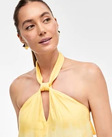 I.n.c. International Concepts Women's Dip-Dyed Linen-Blend Maxi Dress, Exclusively at Macy's