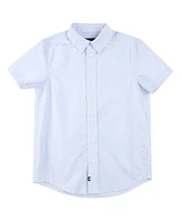 Brooks Brothers Big Boys Woven Short Sleeve Oxford Shirt