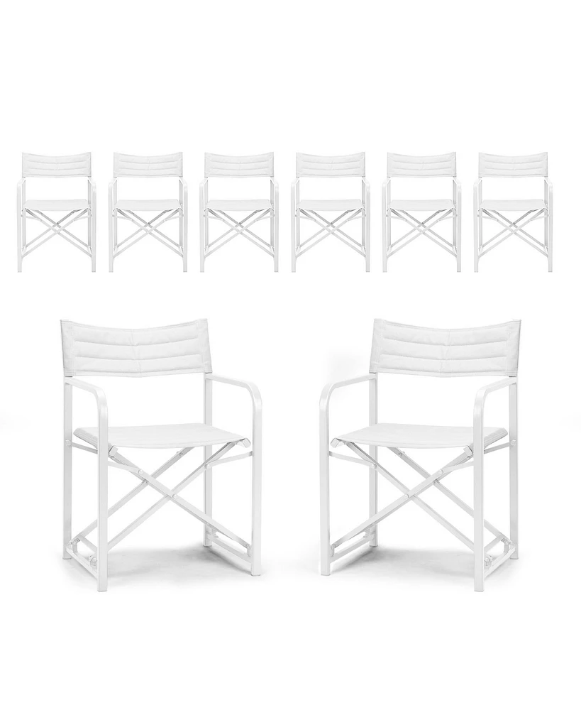 Aoodor Outdoor Patio 4-Pack 34" Director's Chairs