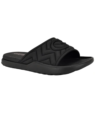 Guess Men's Moliano Branded Slip On Fashion Slides
