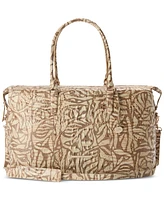 Brahmin Duxbury Weekender Melbourne Leather Extra-Large Travel Duffel Bag