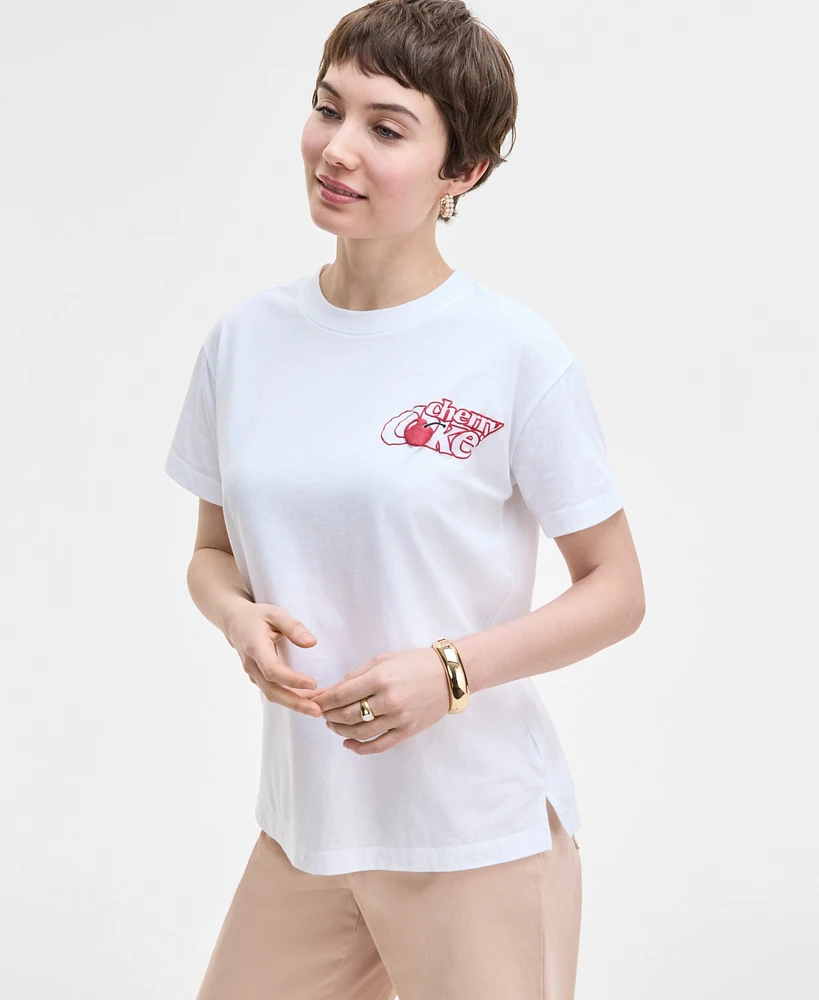 On 34th Women's Cherry Coke Graphic T-Shirt, Exclusively at Macy's