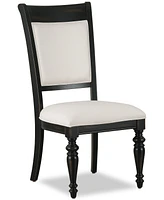 Daria Upholstered Back Side Chair, Created for Macy's