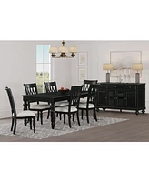 Daria 7-Pc. Dining Set (Rectangular Table & 6 Side Chairs), Created for Macy's