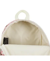 Disney Mickey Ears 11.5 Pink & White Checkered Mini Backpack