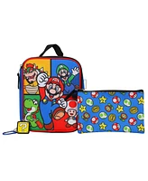 Super Mario Bros Characters & Power-Ups 16" Youth 5-Piece Backpack Set