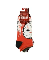 Warner Bros Women's Warner Brothers Horror Movie Characters 5-Pair Ankle Socks