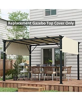Outsunny 2 Pcs Pergola Shade Cover, Canopy for 10 x 10ft