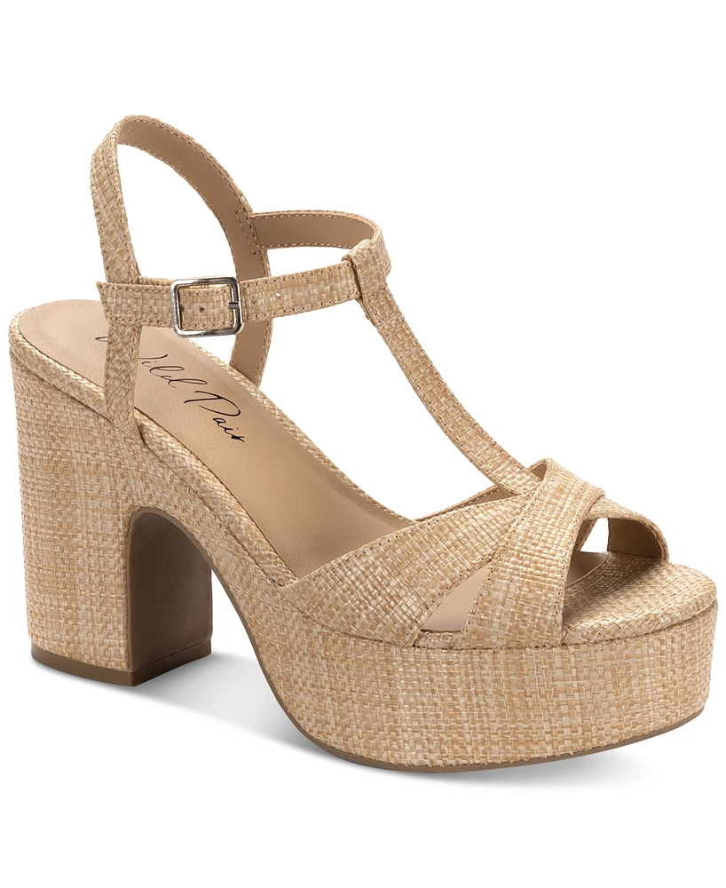 Wild Pair Women's Jillien Platform Sandals, Exlusively at Macy's