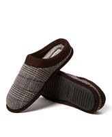 Dearfoams Men's Asher Quilted Plaid Clog House Slipper