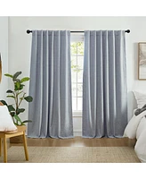 Elrene Home Fashions Solace Solid Max-Blackout Window Curtain Panel