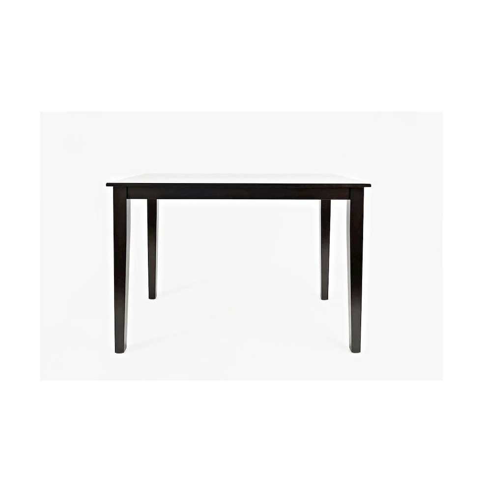 Simplicity Solid Wood Classic 54" Counter Height Dining Table