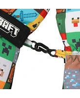 Minecraft Boys Icons All-Over Print Youth Ski Gloves with Sure Grip Liners
