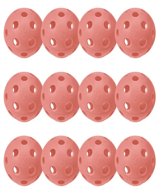 Franklin Sports X-26 Indoor Pickleballs - 12 Pack Orange