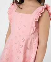 Rare Editions Little and Toddler Girls Eyelet Dress