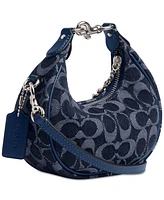 Coach Mini Jonie Bag in Signature Denim