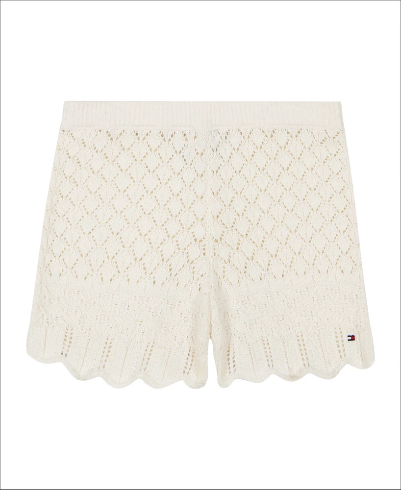 Tommy Hilfiger Big Girls Crochet Sweater Short