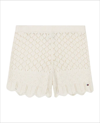 Tommy Hilfiger Big Girls Crochet Sweater Short