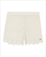 Tommy Hilfiger Big Girls Crochet Sweater Short