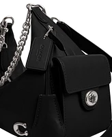 Coach Pocket Medium Leather Juliet Bag 30