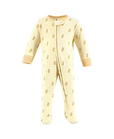 Hudson Baby Infant Girl Cotton Sleep and Play, Assorted Fruit, 0-3 Months