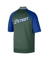 Men's Nike Green Detroit Pistons 2022/23 City Edition Showtime Raglan Short Sleeve Full-Snap Jacket