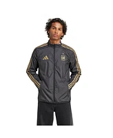 Adidas Men's Black/White Lafc 2025 Anthem Reversible Full-Zip Jacket