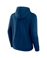 Fanatics Men's Deep Sea Blue Seattle Kraken Authentic Pro Core Secondary Fleece Pullover Hoodie