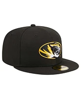 Men's New Era Black Missouri Tigers Evergreen 59FIFTY Fitted Hat