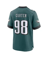 Nike Men's Jalen Carter Midnight Green Philadelphia Eagles Team Game Jersey