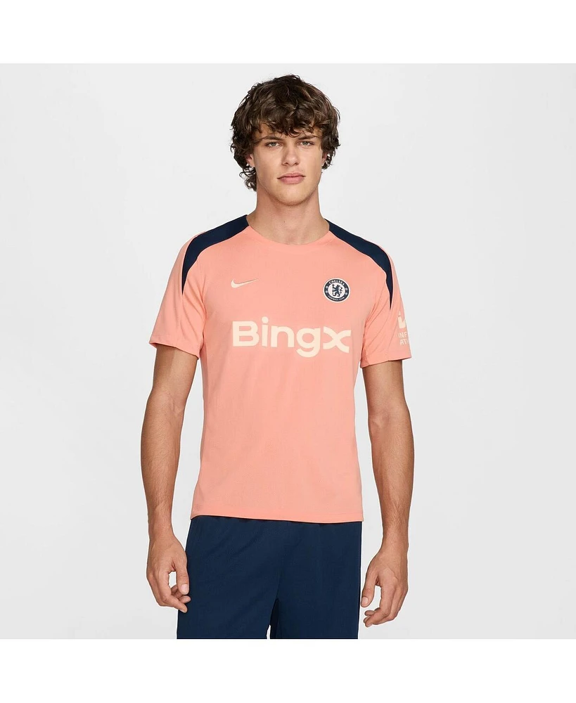 Nike Men's Orange Chelsea 2024/25 Fourth Strike Performance T-shirt