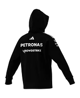Adidas Men's Black Mercedes-amg Petronas F1 Team Wear Pullover Hoodie