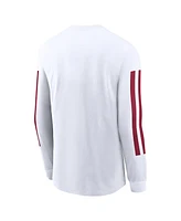 Jordan Men's White Oklahoma Sooners Local Spirit Slogan Long Sleeve T-Shirt