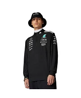 Adidas Men's Black Mercedes-amg Petronas F1 Team Wear Quarter-Zip Pullover Sweatshirt